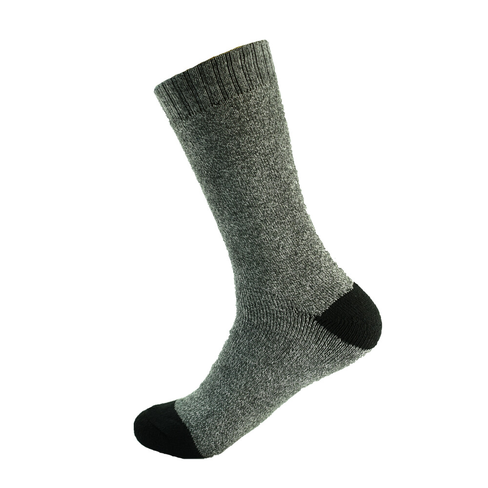 3-12 Pairs Men Winter Thermal Heavy Duty Cotton Cushioned Crew Work Boots Socks