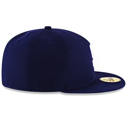 New Era San Diego Padres 5950 Fitted Hat MLB Authentic Home Navy Blue Cap Size 8