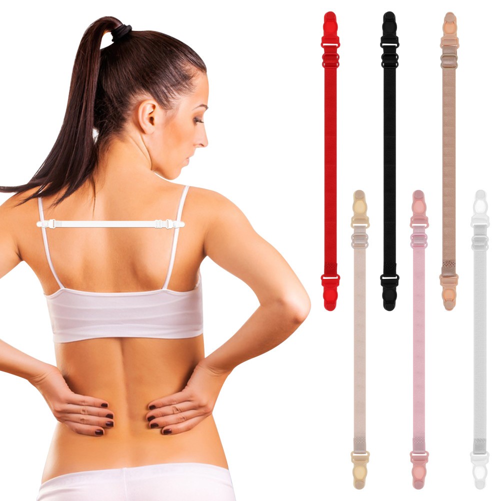6 Pcs/Set Anti-slip Buckle Bra Shoulder Strap Clip Holders