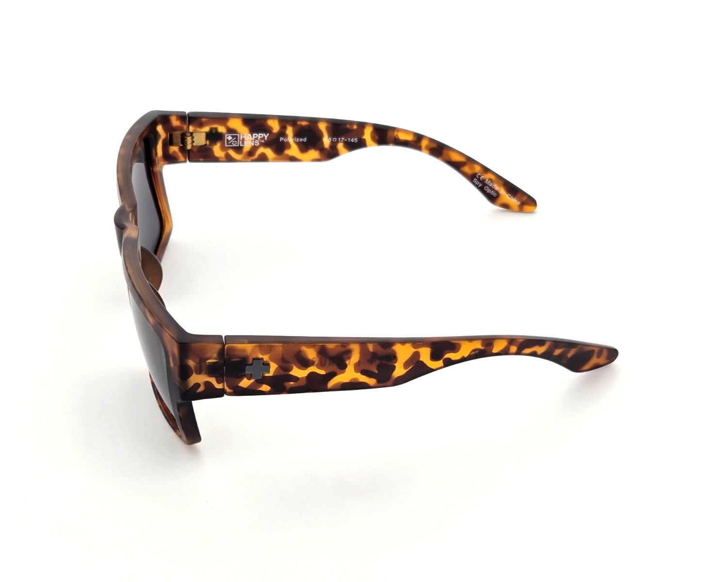 Men’s Cyrus Polarized Sunglasses Tortoise Frame Smoke Polarized Lens 140mm
