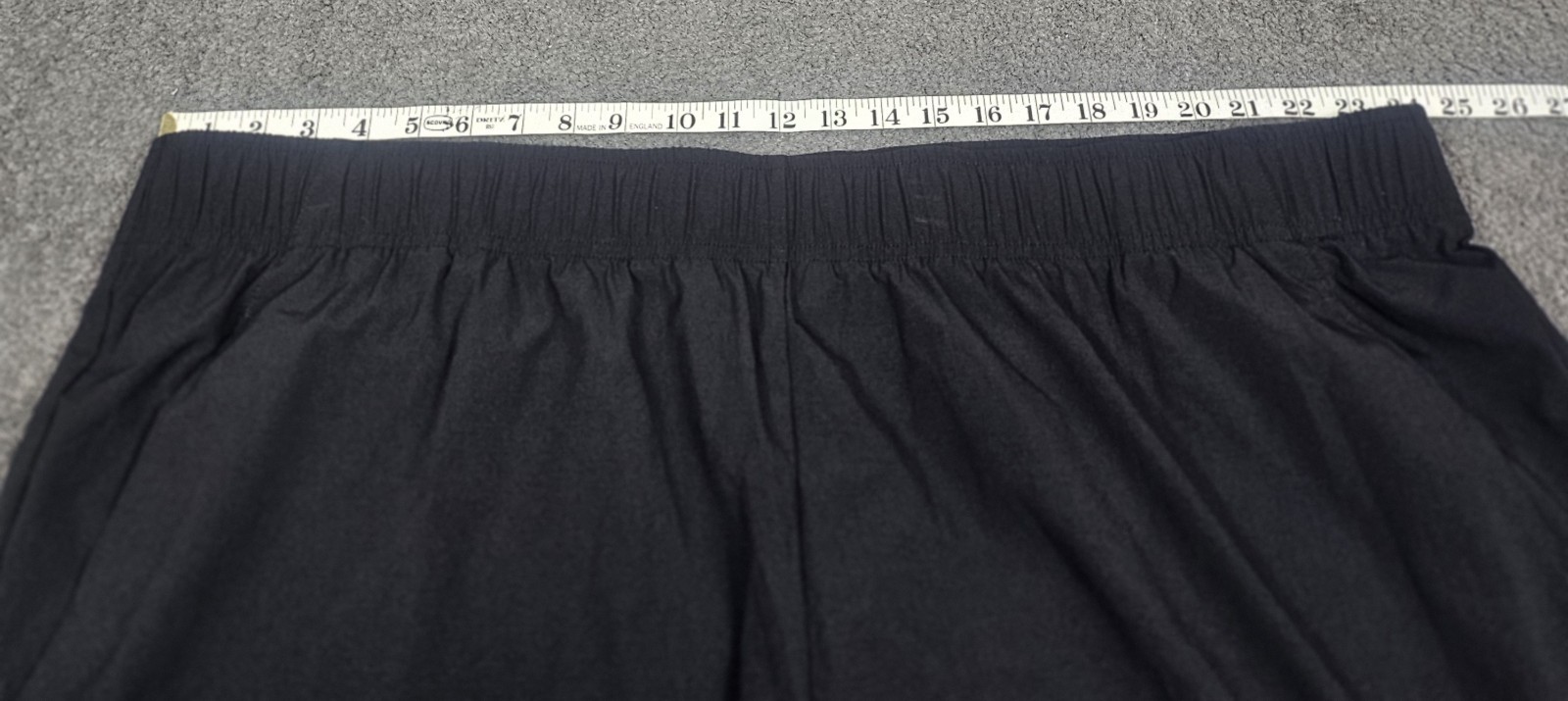 Men’s Jogger Pants 48X28 4XB Tek Gear Black Nylon Spandex Stretch Pull On