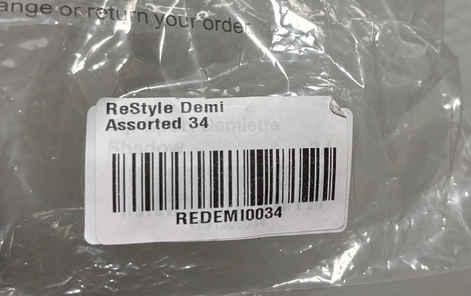Brand New Ruby Ribbon Zip up Front Sports Bra Demiette Size 34 Gray & Black