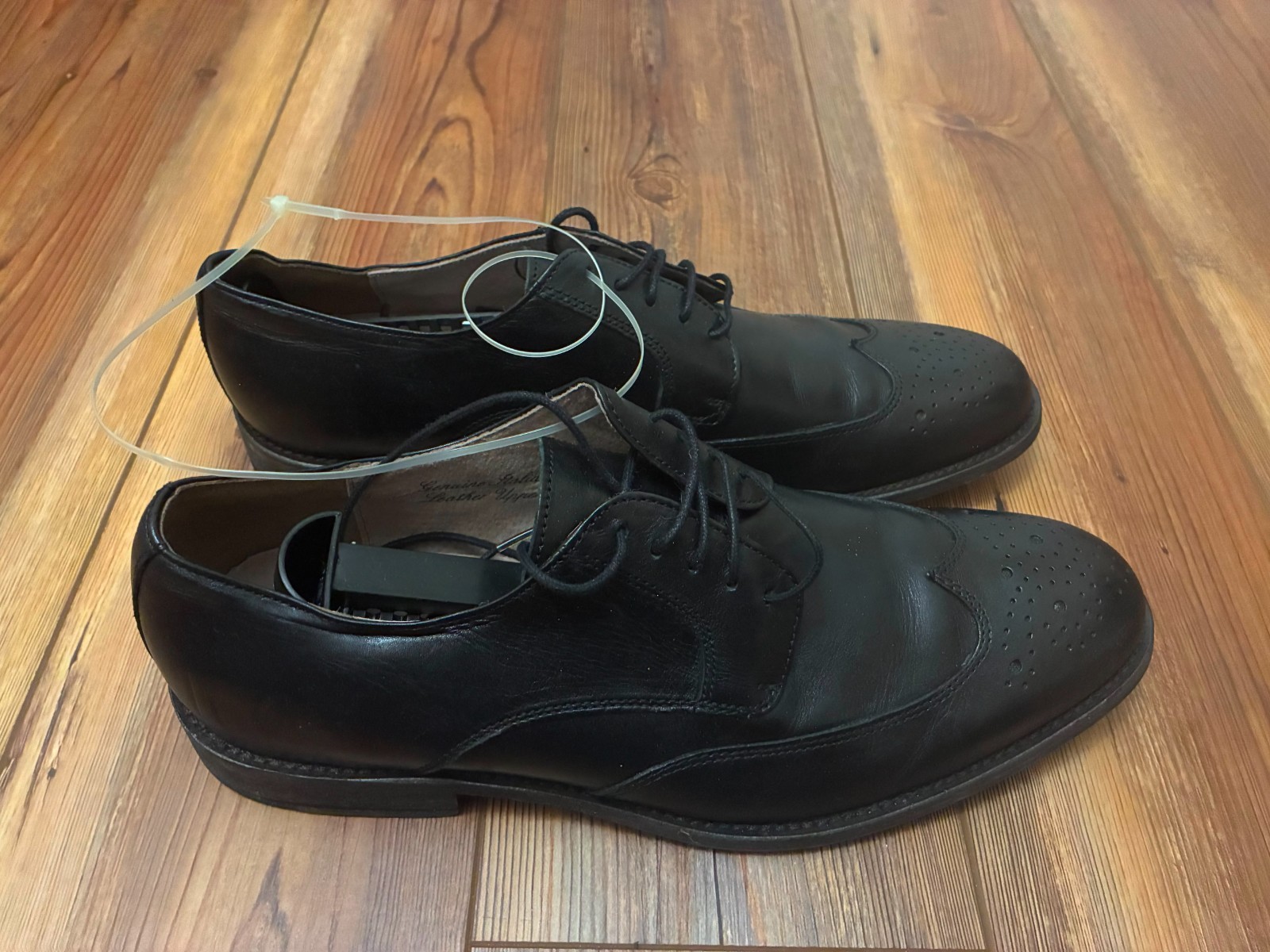 Banana Republic Men’s Size 9.5M New Black Italian Leather Dress Shoes 🔥FASTSHIP