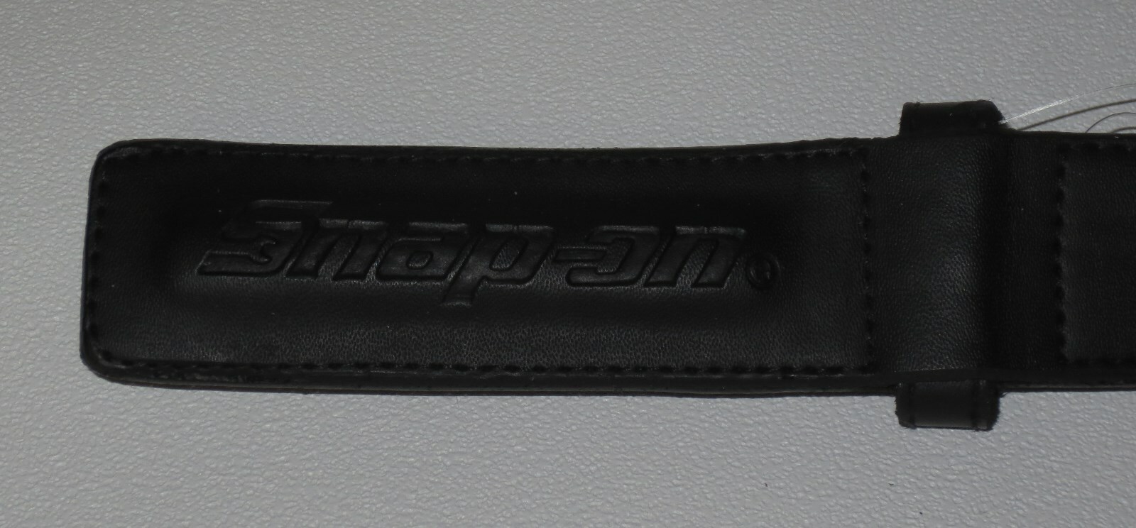 NEW SNAP ON GENUINE Mechanics No-Scratch Black Leather Work Belt w/Tags 30 to 48