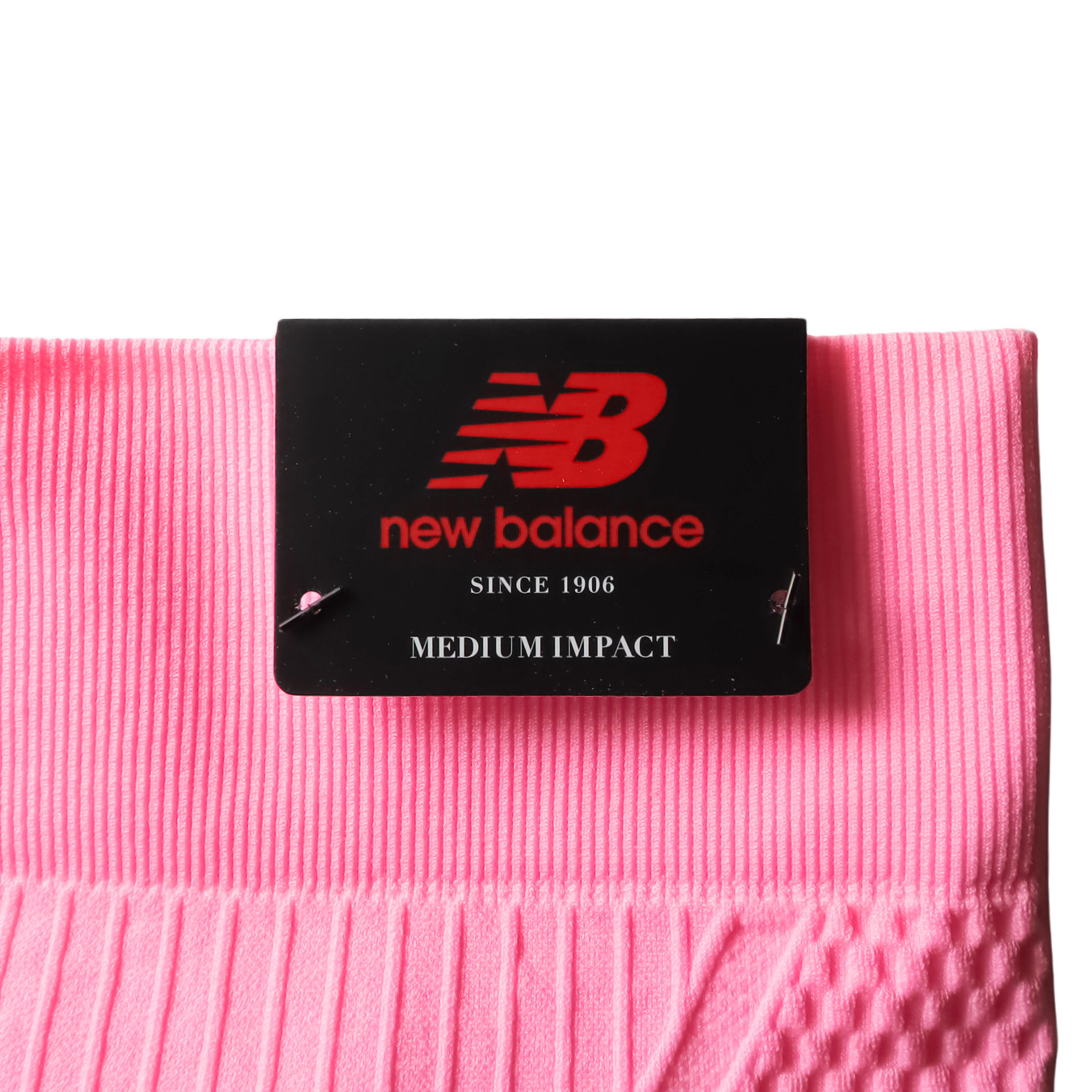 New Balance PEONY GLOW Pink Sports Bra Medium Support XL Women’s Activewear