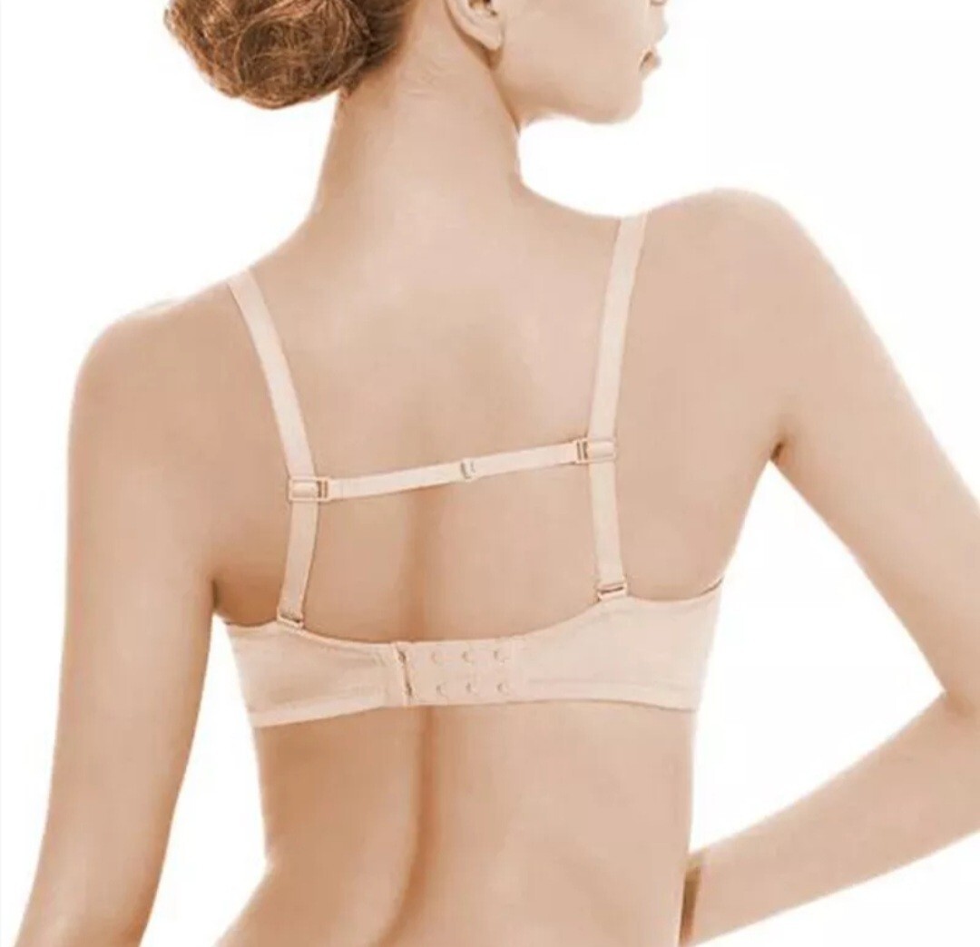 6 Nonslip Elastic Adjustable Retainer Band Bra Strap Holder Racer Back Clip UK