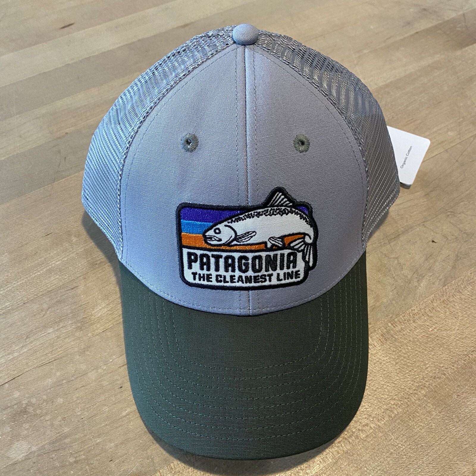 Patagonia The Cleanest Line Lopro Trucker Hat – New With Tags – Drifter Grey
