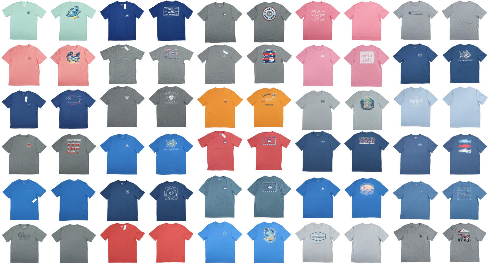 Southern Tide Graphic Print Short Sleeve Crew Neck Men’s T-Shirt NWT Pick Style