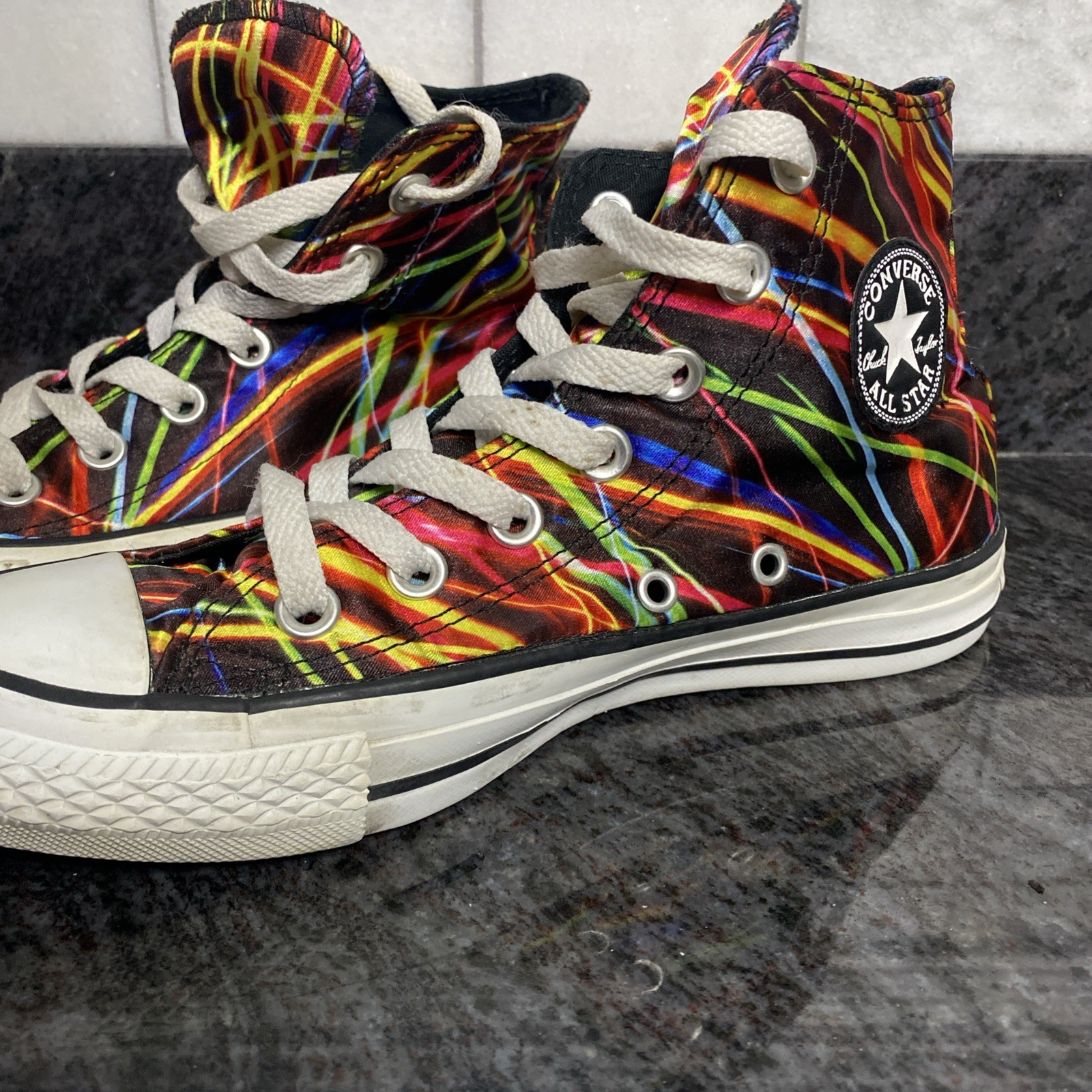 Converse Chuck Taylor Neon Lights Sneakers Men 4 Women 6 High Top Shoes