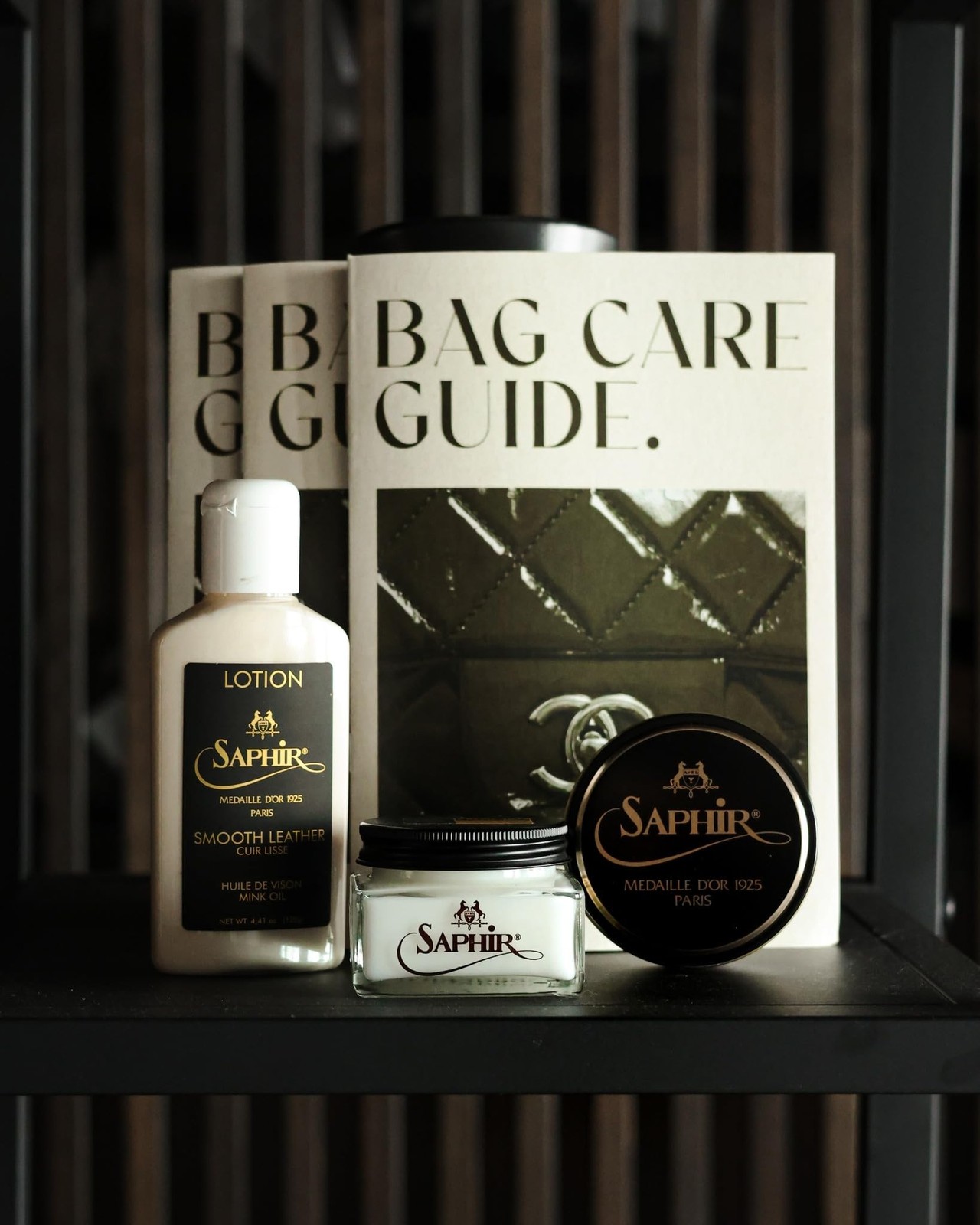 SAPHIR Medaille d’Or Pate De Luxe – Natural Wax Shoe Polish for Leather Sh
