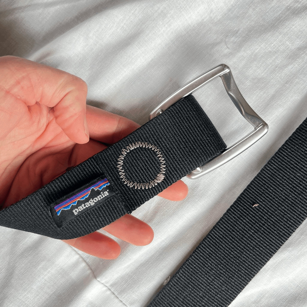 Patagonia Tech Web Belt Gorpcore Hiking Camping Black OSFA