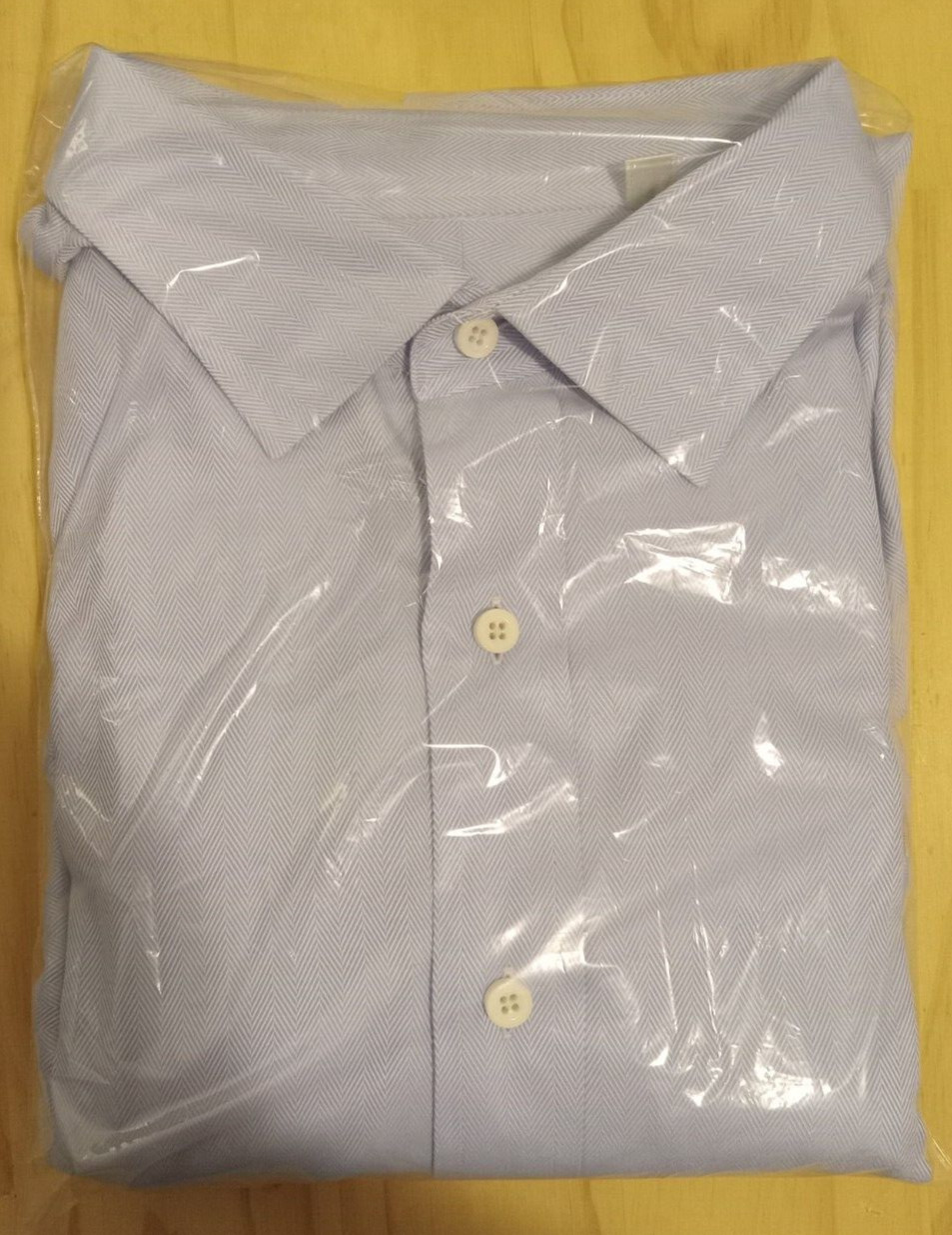 Business to Business Dress Shirt 47R Light Blue