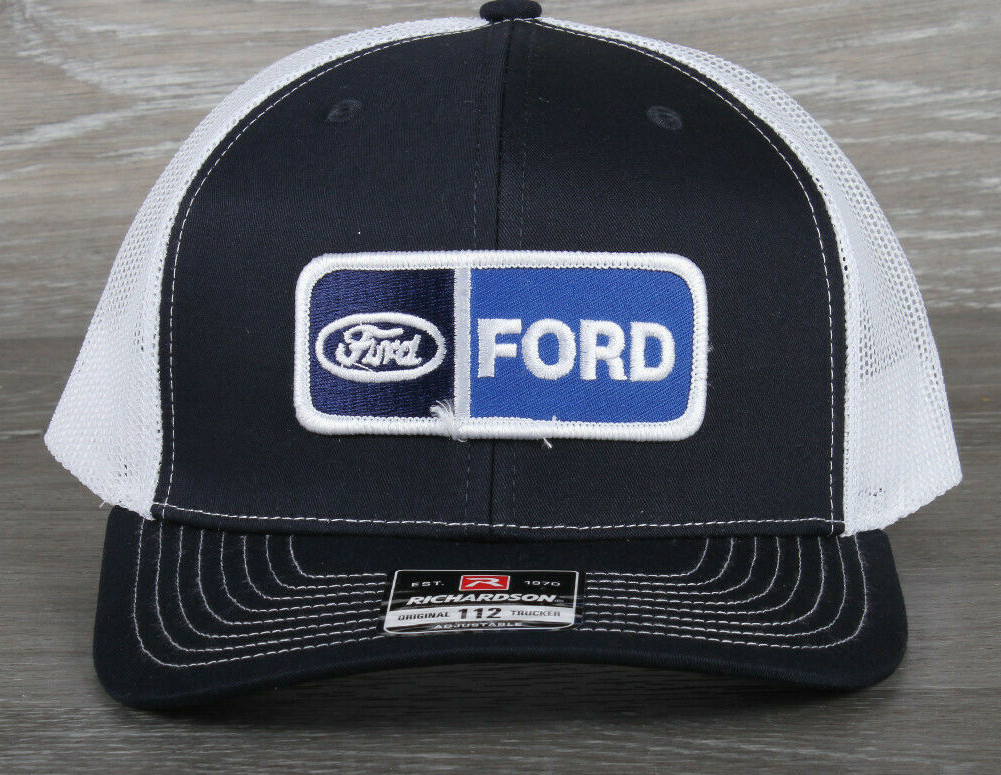 Vintage Ford Patch on a Richardson 112 Trucker Snapback Hat