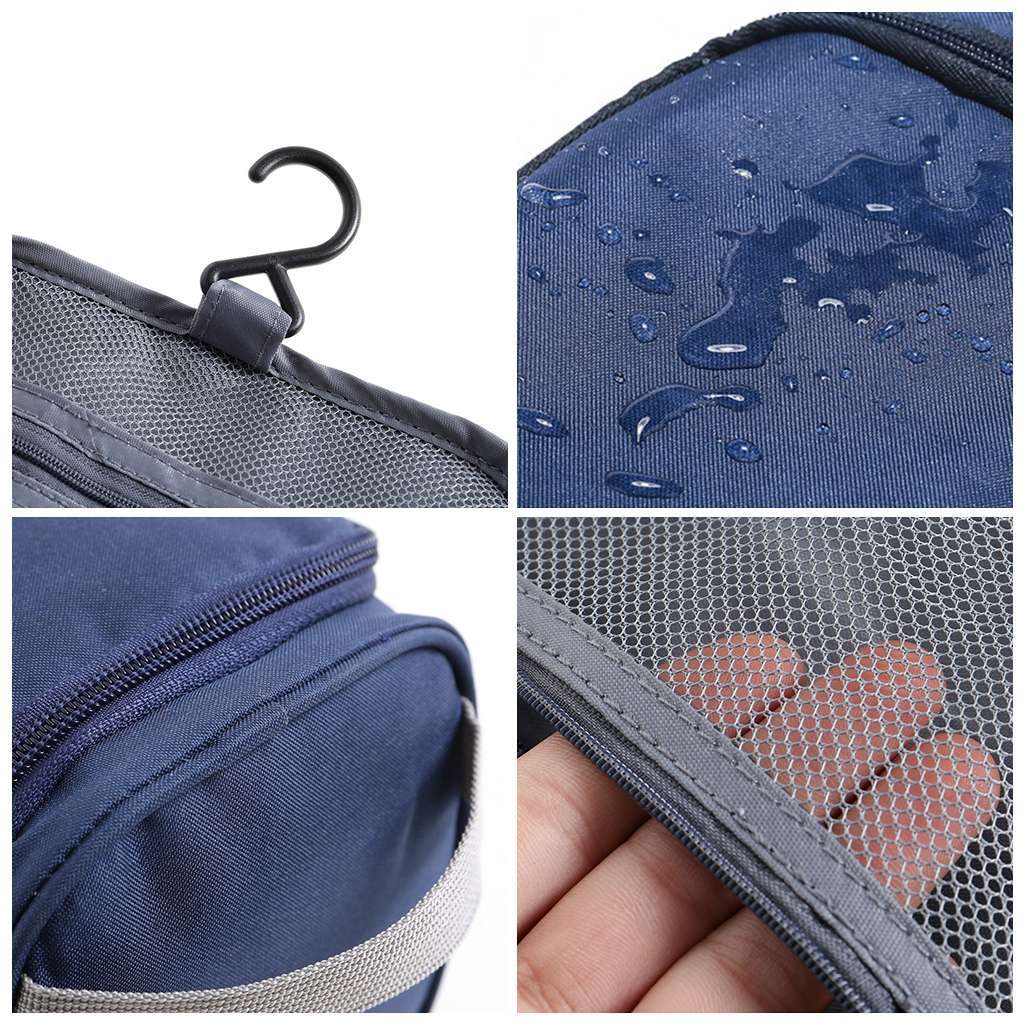 Men Women Travel Toiletry Bag Wash Kit Cosmetics Shaving Makeup Case Organizer