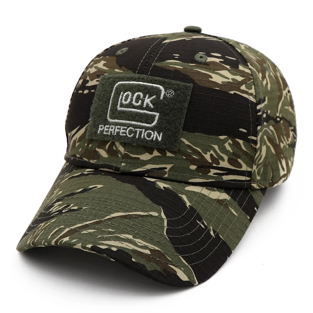 GLOCK PERFECTION CAPS. 10 COLOR CHOICES. BRAND NEW. RETAIL TAGS STILL ON HATS.