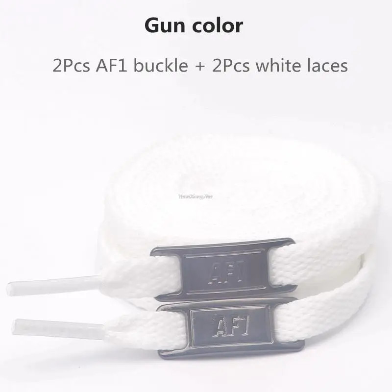 New AF1 Shoelaces Combination White Flat Laces and Shoe Decoration Suit Sneaker