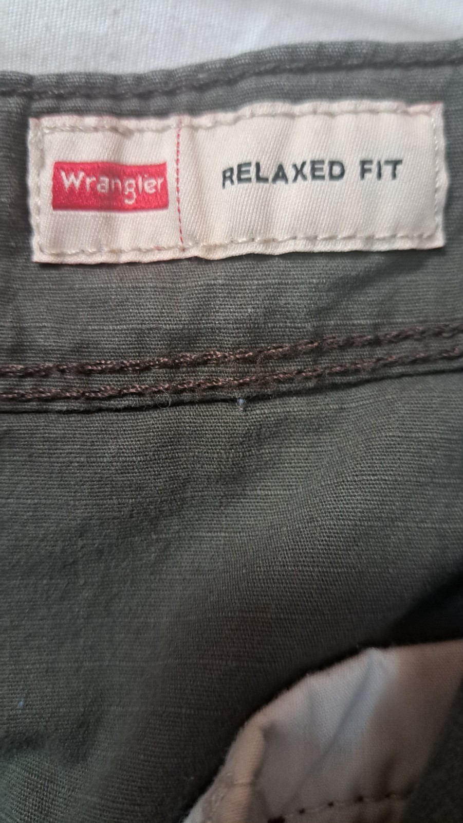 Wrangler Men’s Cargo Pants 44×32 Charcoal Gray *See Description