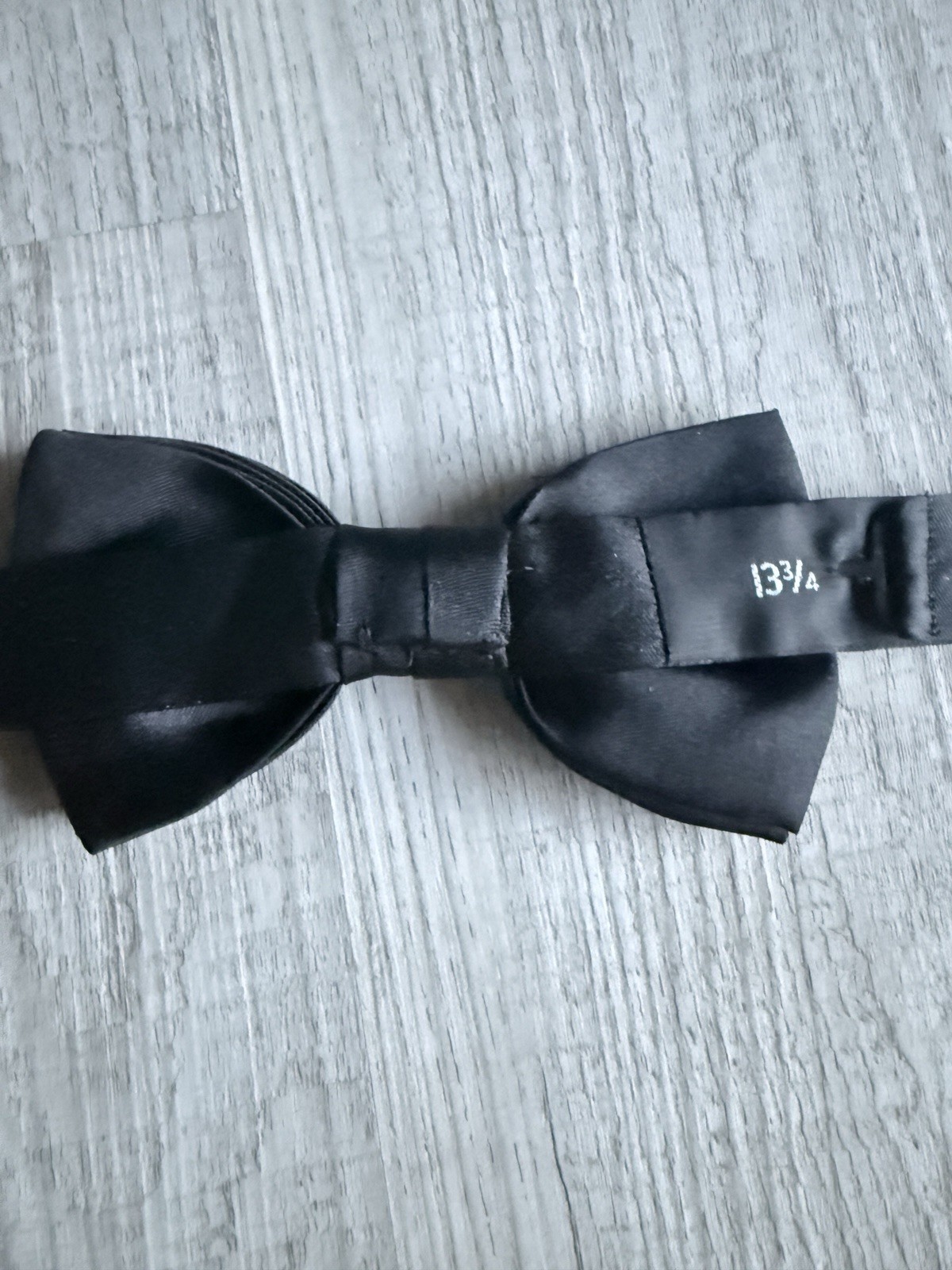 john varvatos Black Silk Bow Tie Adjustable NWT $95