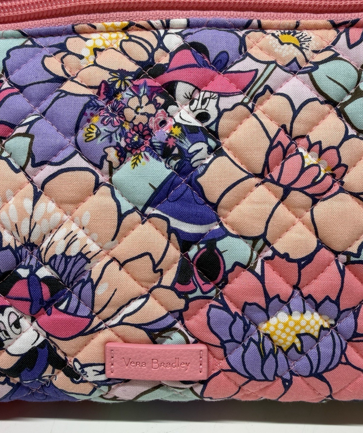 NWOT Vera Bradley Disney Minnie’s Garden Party Triple Compartment Crossbody Bag