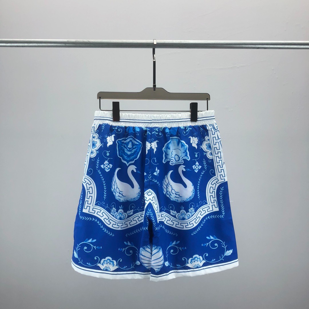 Casablanca high-end vacation shirt shorts, Hawaii beach vacation set