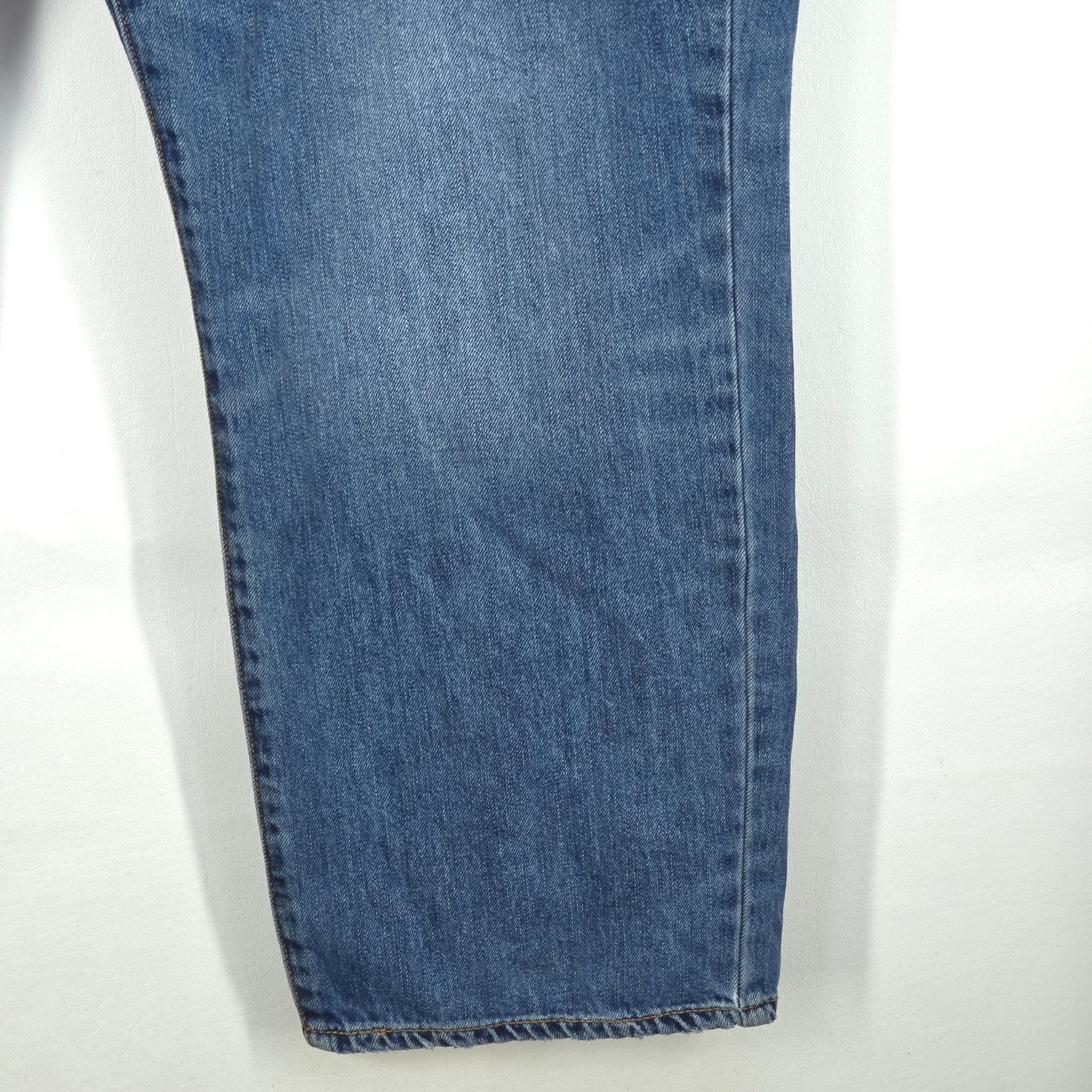 Lucky Brand Athletic Fit Jeans Mens 48×28 (48×30) Whiskers Medium Wash Faded