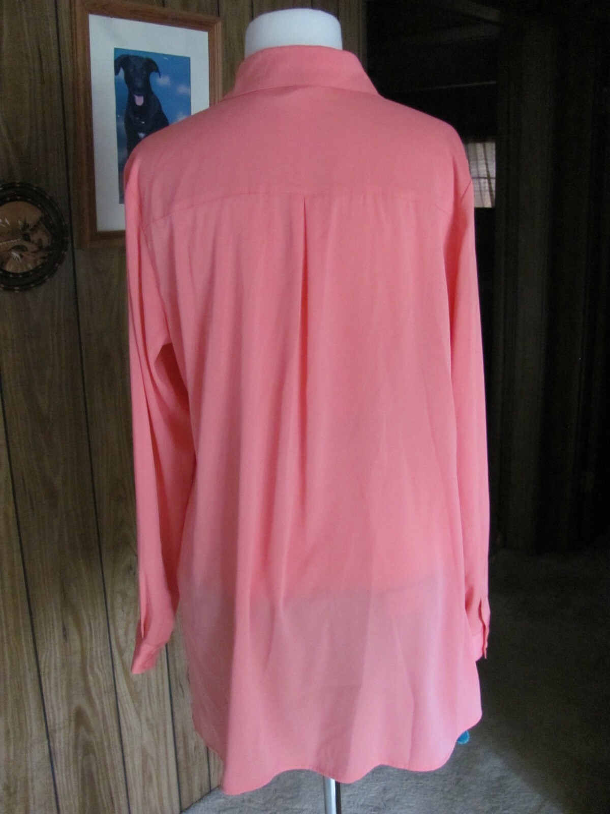 JOAN RIVERS LADIES ORANGE BLOUSE SIZE SMALL BRAND NEW POLYESTER/SPANDEX MACHINE