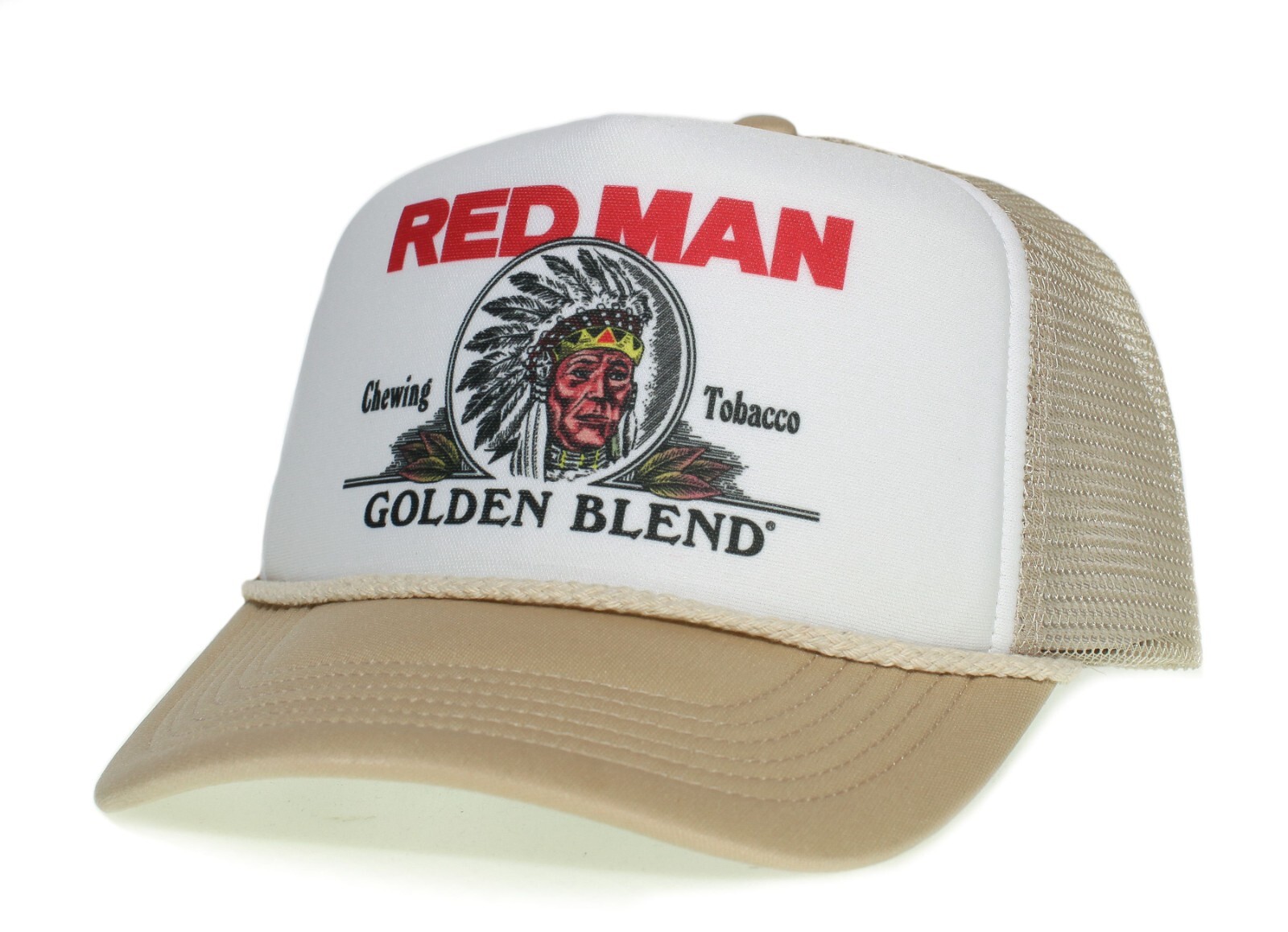 Red Man Chewing Golden Blend Tobacco Hat Vintage Redman Cap Multi Colors