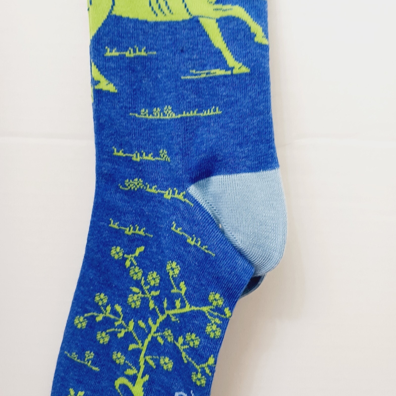 Sock Blue Q Crew Men Hark Microbrewery Chariot Horse Roman Greek Cotton Comfort