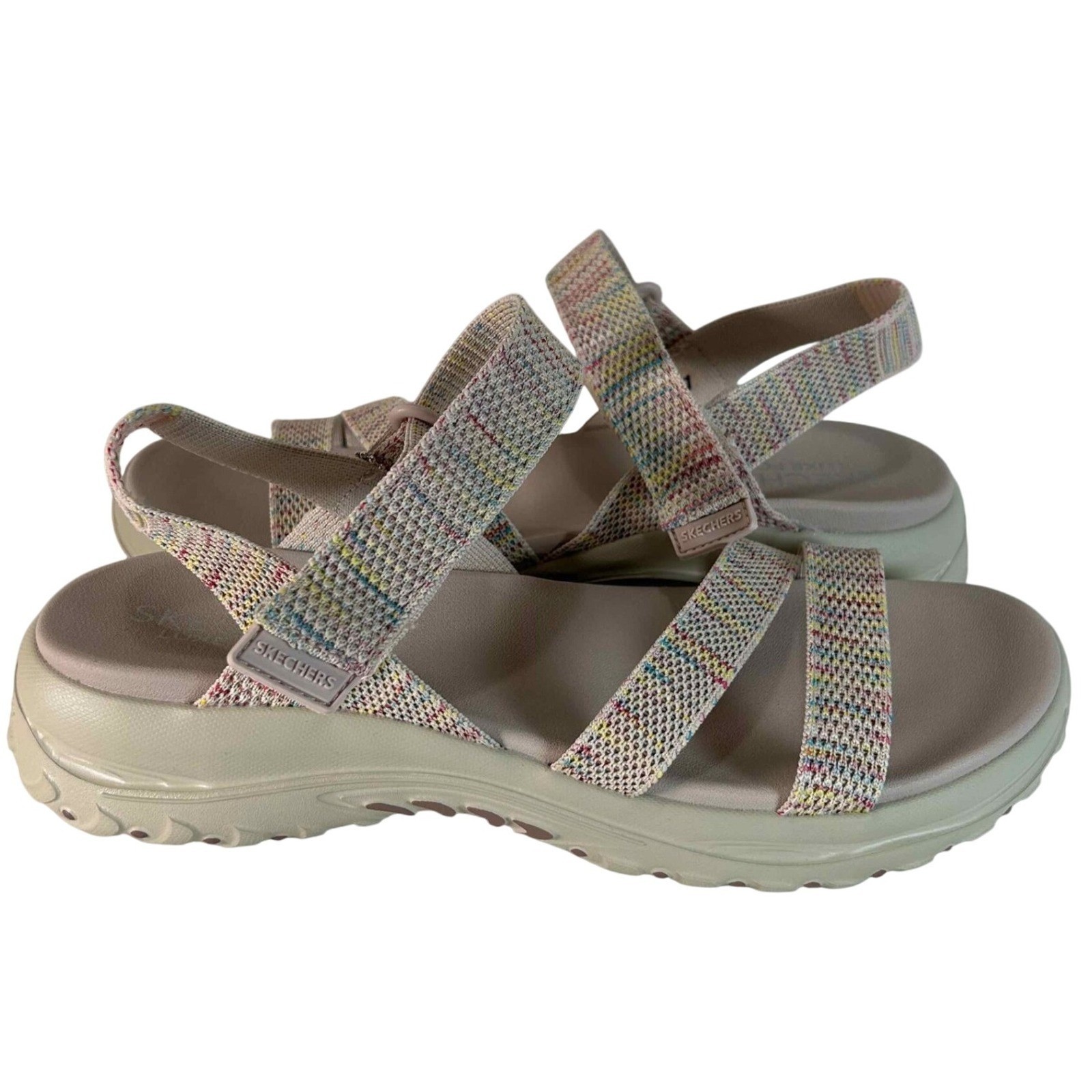 Skechers Reggae Bound Sweet Crush Vegan Machine Washable Sandals Women’s 11 New