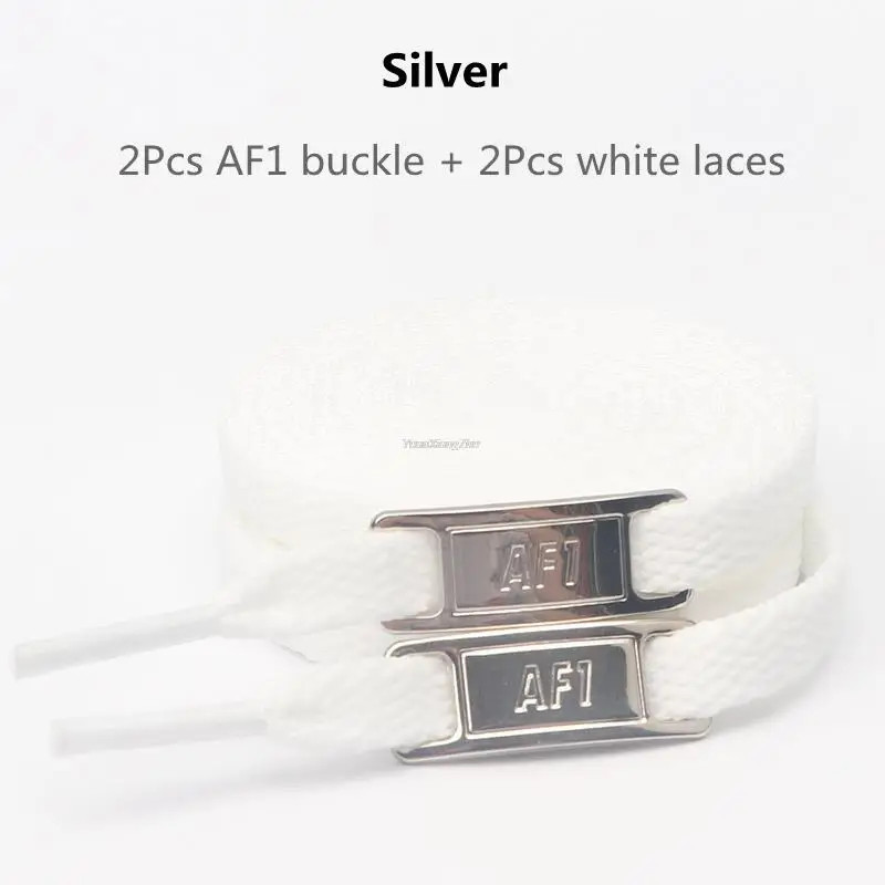New AF1 Shoelaces Combination White Flat Laces and Shoe Decoration Suit Sneaker