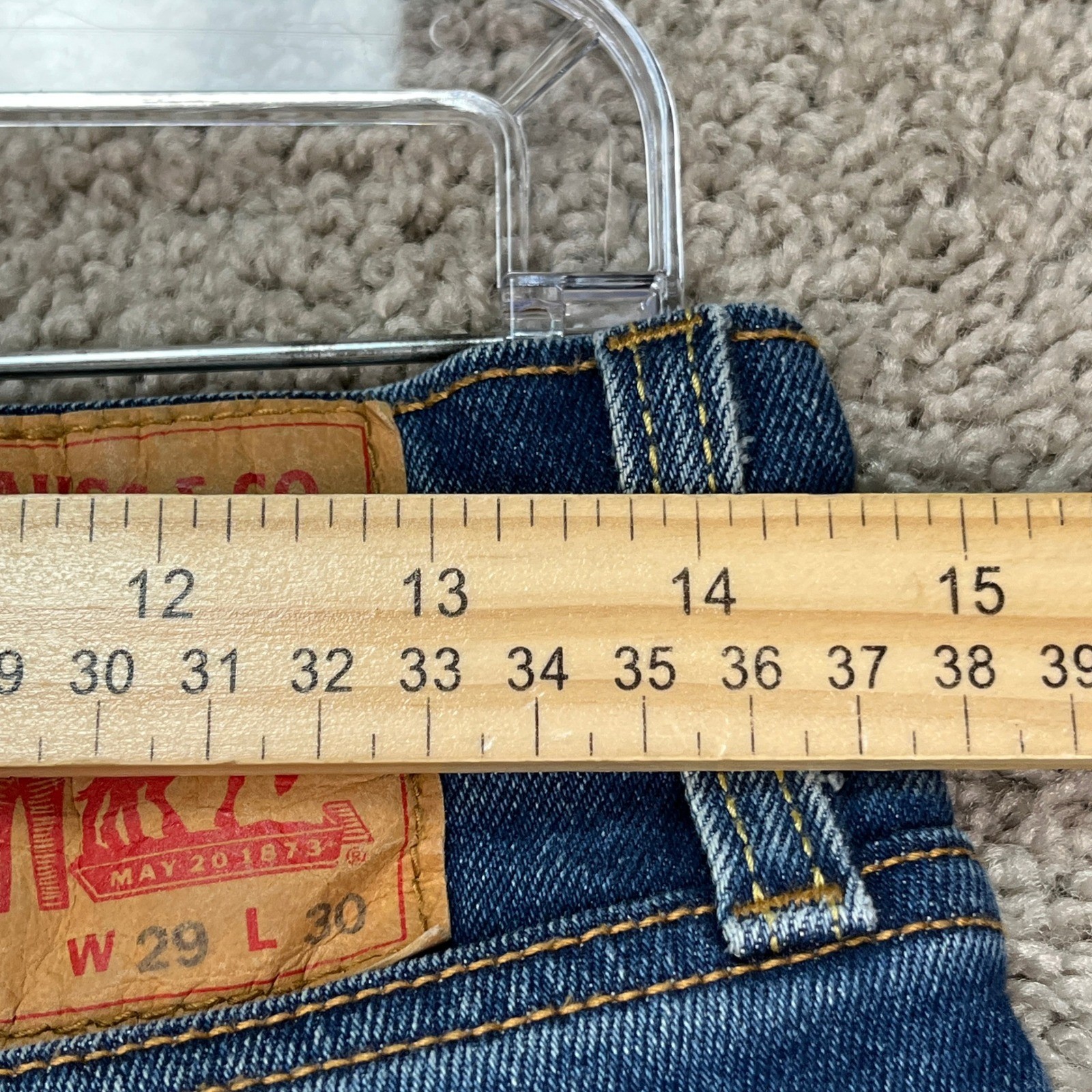 Levi’s 511 All Seasons Tech Jeans Mens 29×30 Medium Blue Denim 5 Pocket Slim Fit