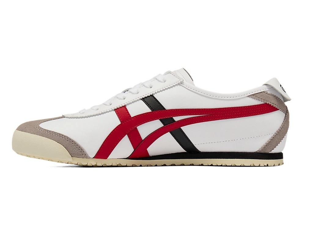 Onitsuka Tiger Genuine MEXICO 66 WHITE / CLASSIC RED USA Buyer No Import duties