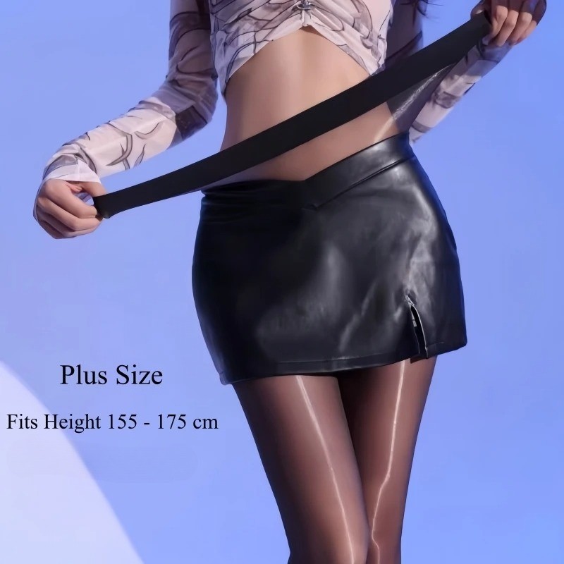 5D Seamless Oily Shiny Glossy Stockings Tights Ultra-Thin Sheer Nylon Pantyhose