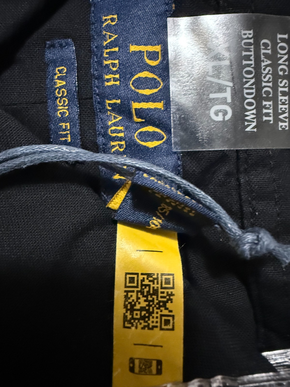Polo Ralph Lauren Classic Fit Oxford Shirt – Black – Brand New Retail $130