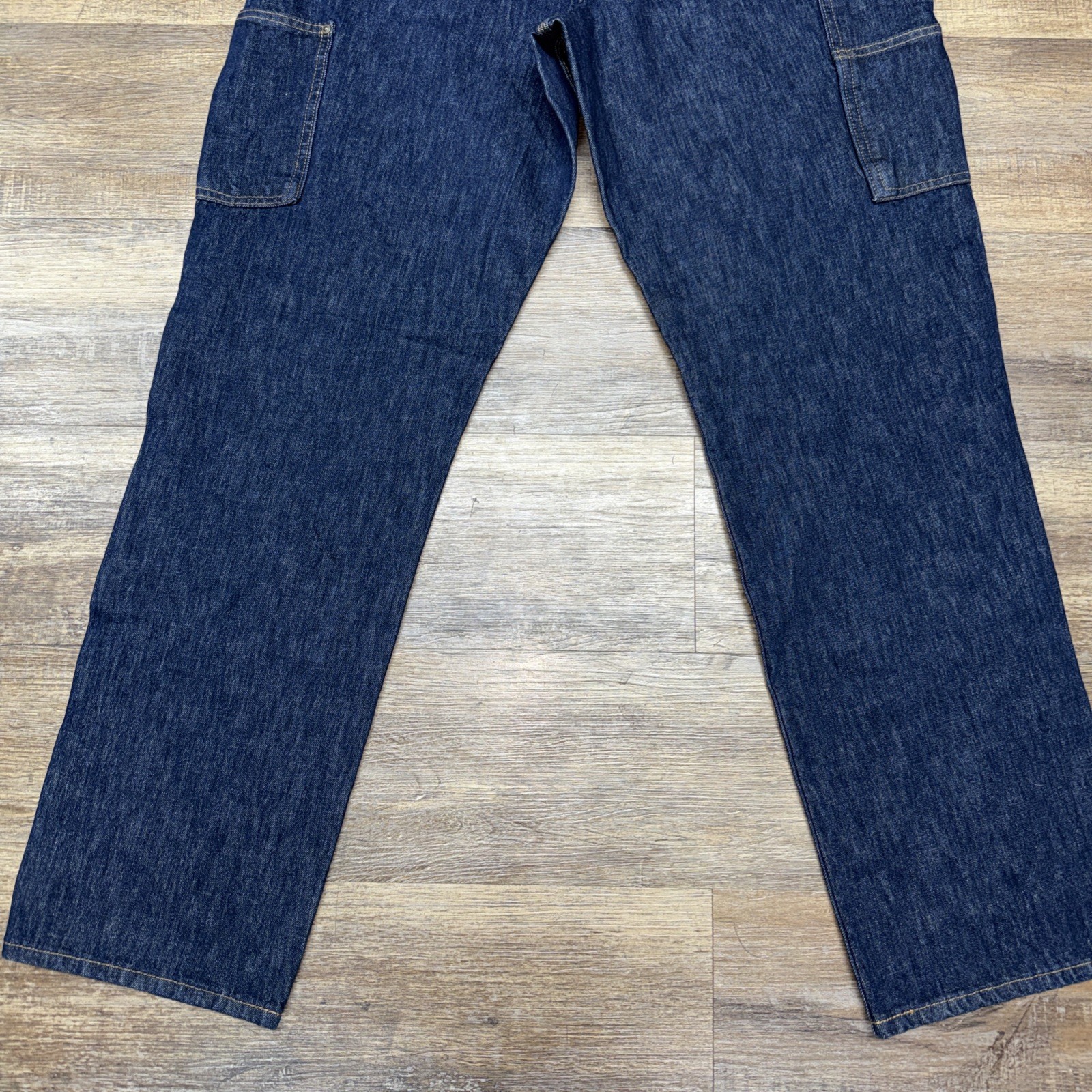 Carhartt Double Knee Rugged Flex Relaxed Fit Logger 103890-l10 Denim 36×34