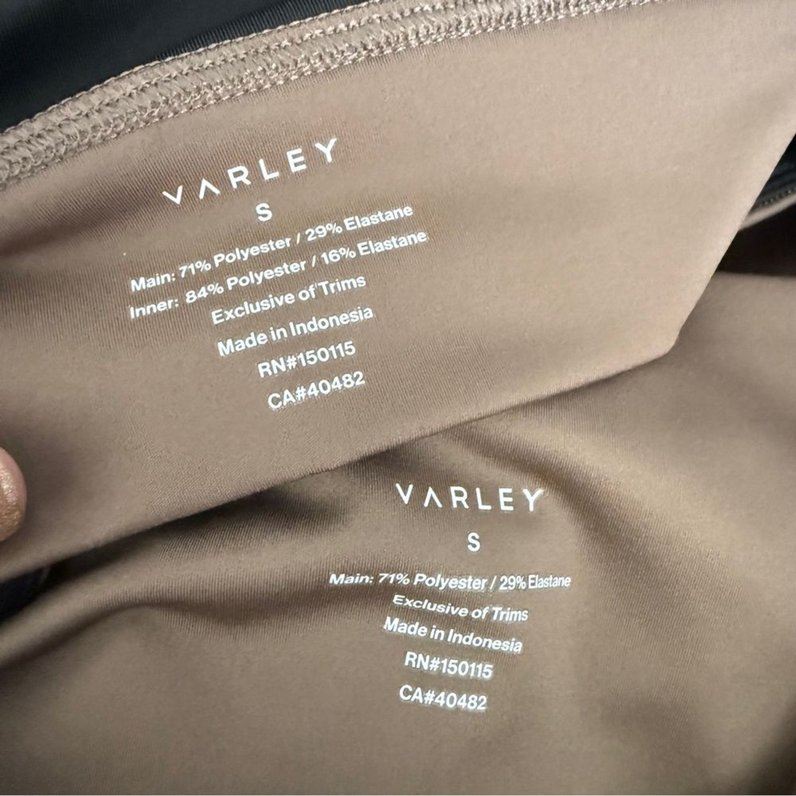 Varley High Rise Leggings and Cori Bra Top S