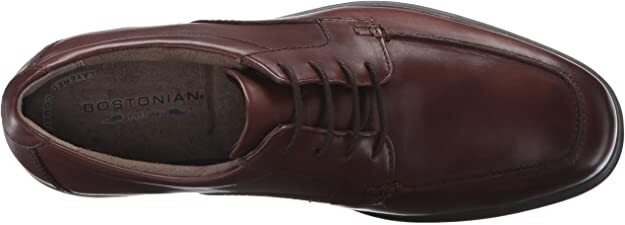 Men’s Bostonian Tifton Edge Oxford Dress Shoes, Brown Leather, 9M, NIB