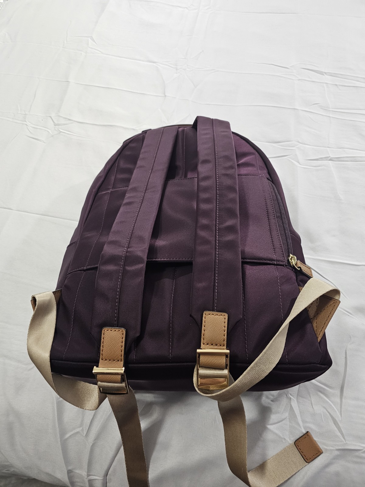 Michael Kors Burgundy Kelsey Nylon Backpack ~ LIGHT WEAR ~