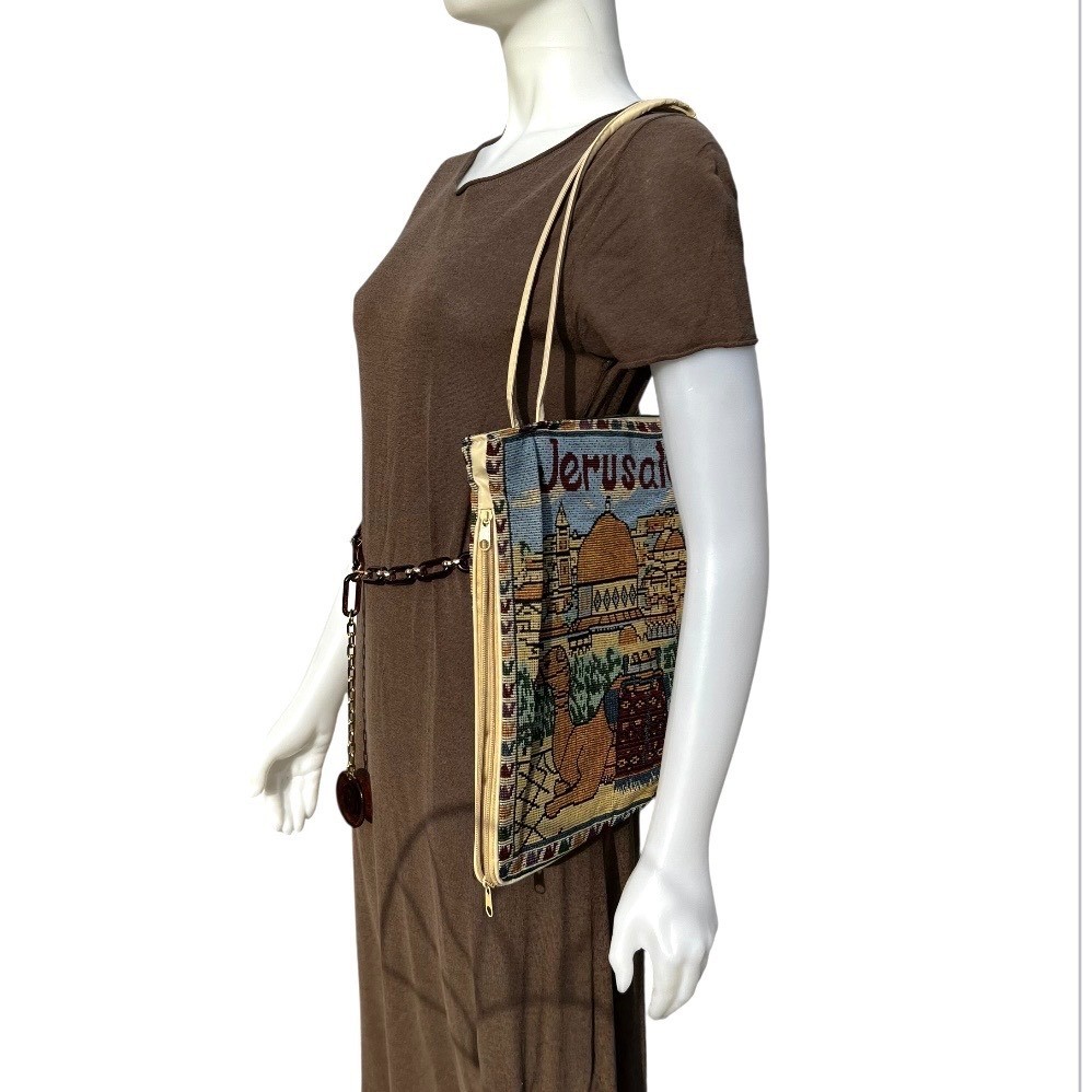 Zara Knit Midi T-shirt Dress Rolled edges Cotton Brown Lagenlook Granola Girl S