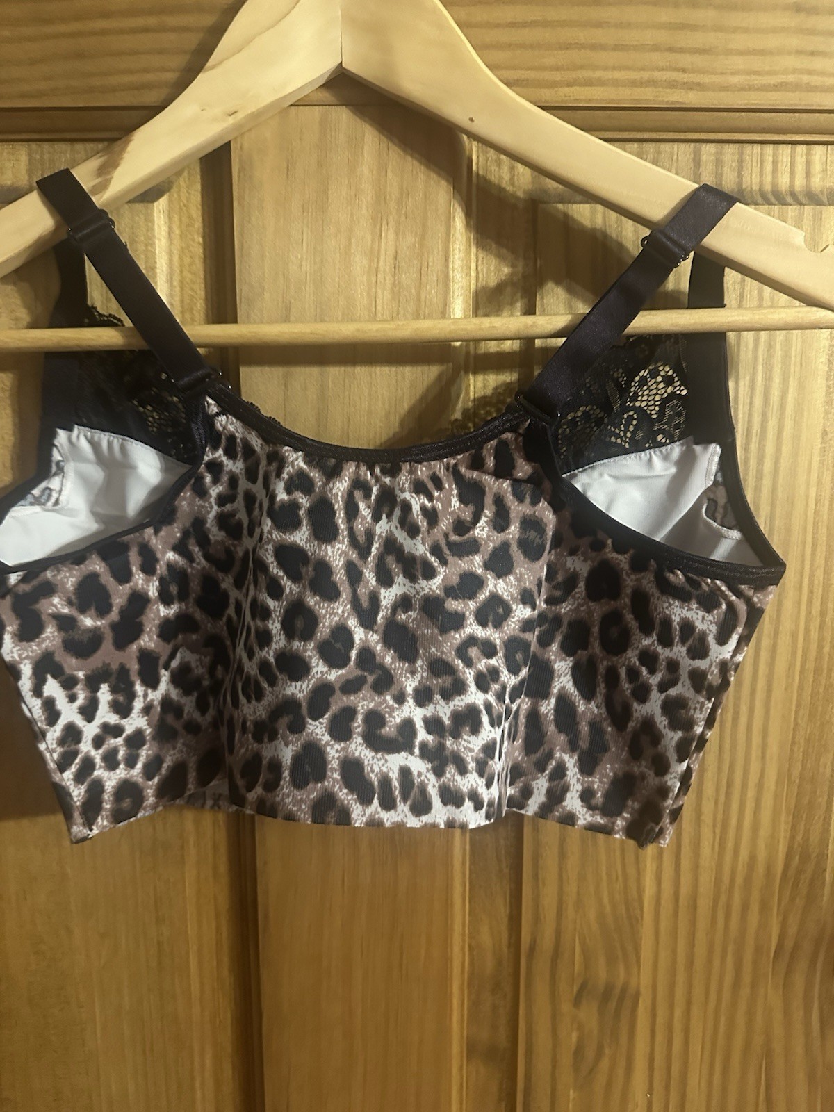 Ruby Ribbon Shapewear 1801 Demiette Leopard Heritage Size 32 NEW