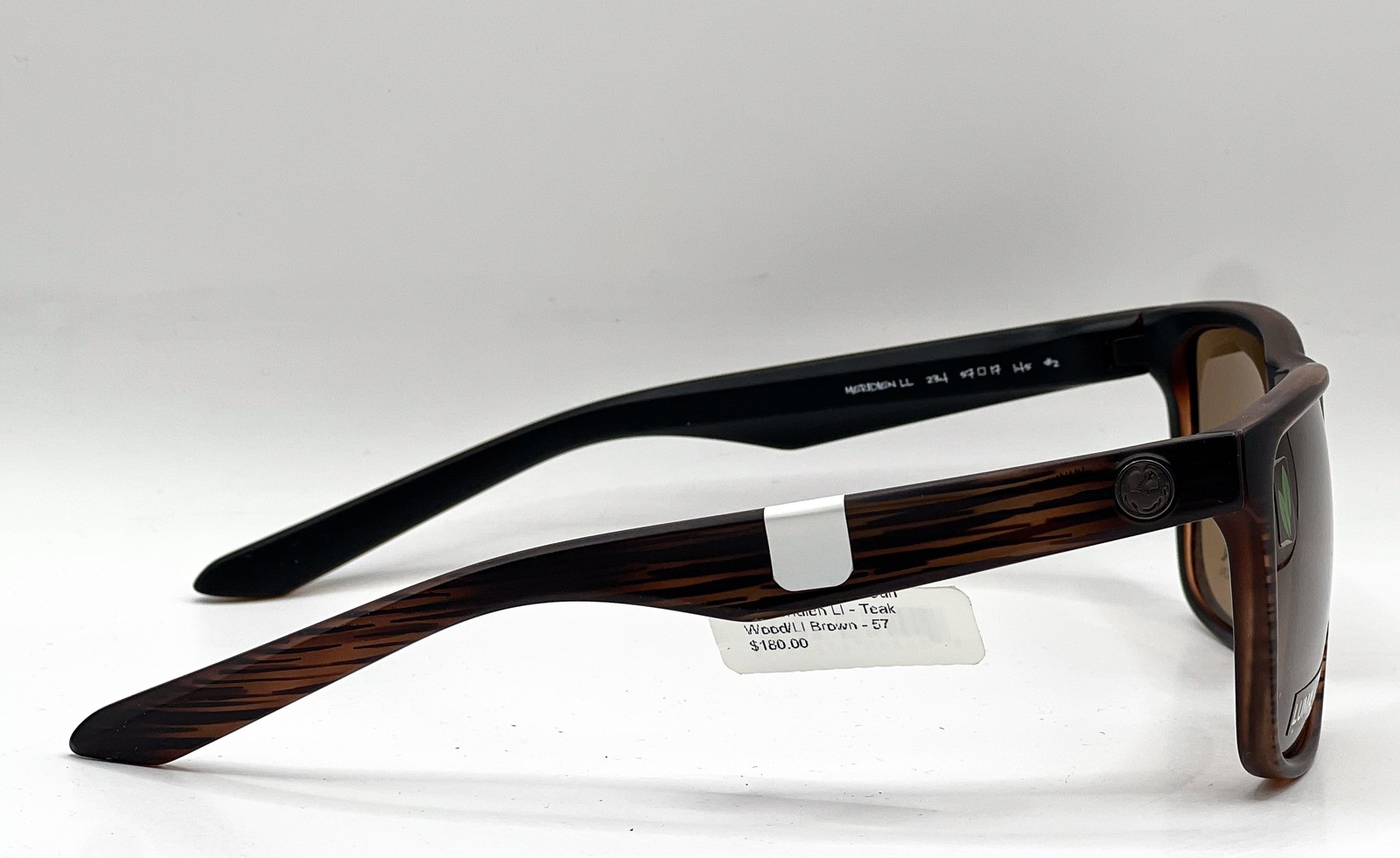 NEW DRAGON MERIDIEN LL 234 TEAK WOOD AUTHENTIC SUNGLASSES 57-17