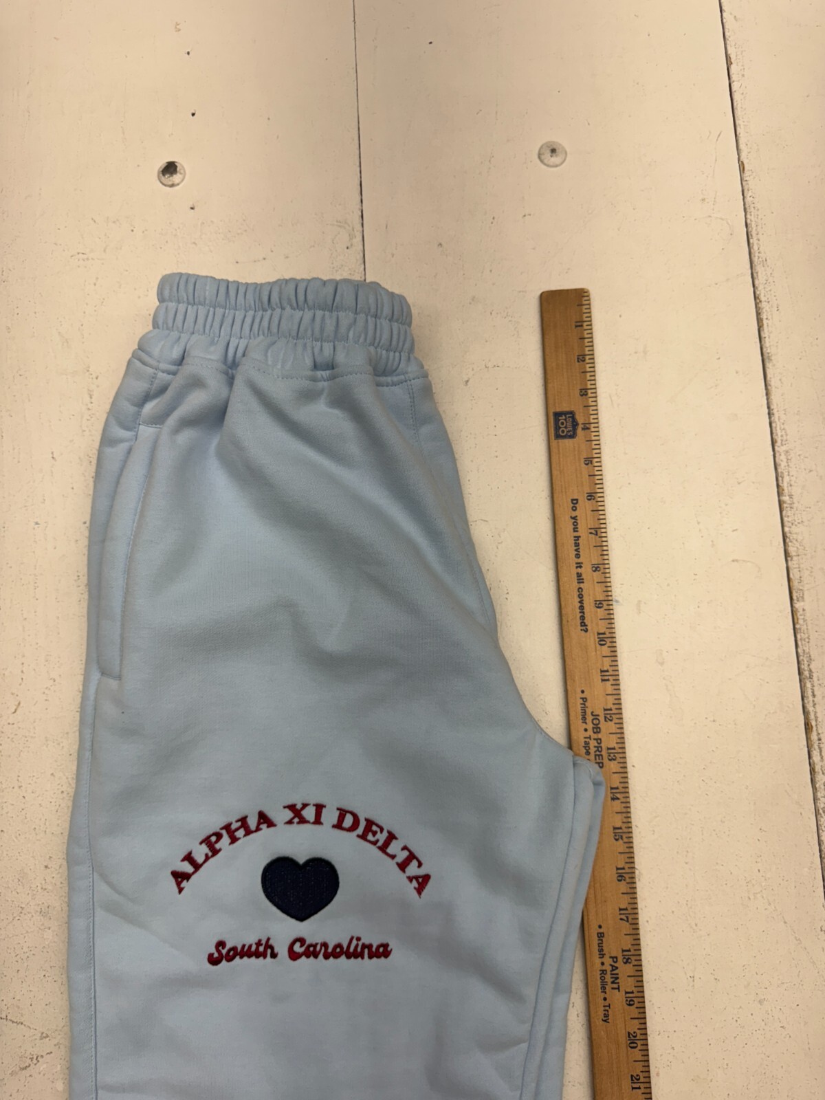 Mitch Flippo MFG Light Blue Sorority South Carolina Sweatpants Womens Size Large