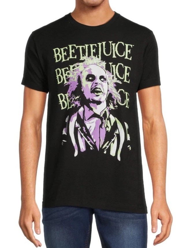 Beetlejuice Novelty T-Shirt Ghost With The Most 3XL XXXL Horror Movie New NWT