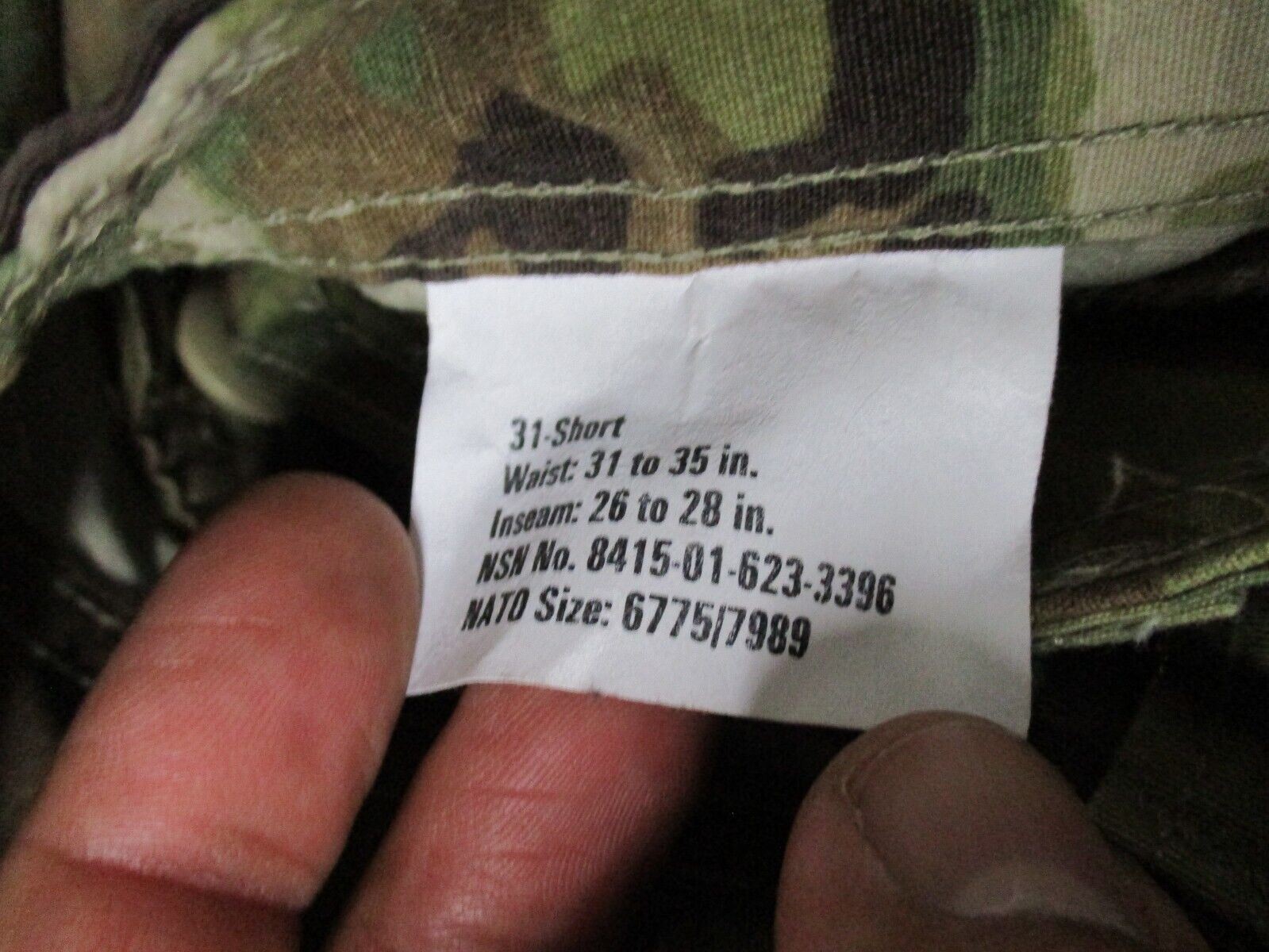 USGI ARMY OCP WOMEN’S TROUSER COMBAT UNIFORM PANTS FEMALE NON-FR NORMAL MATERIAL