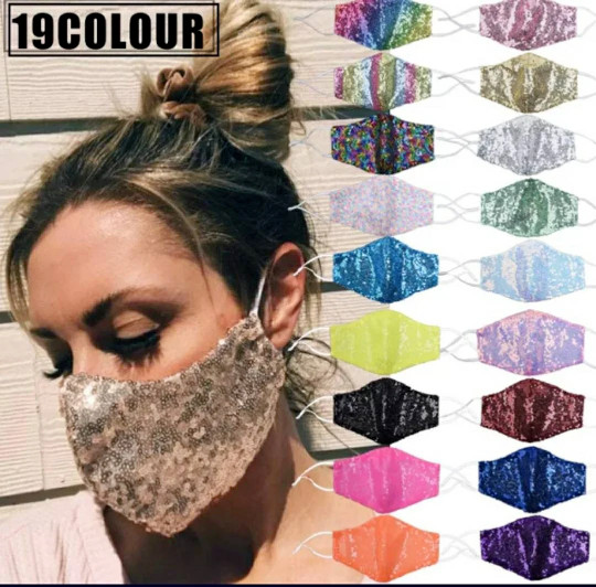 Face mask Adult Rhinestone face mask Sequin Bling Bridal Wedding Luxury masks
