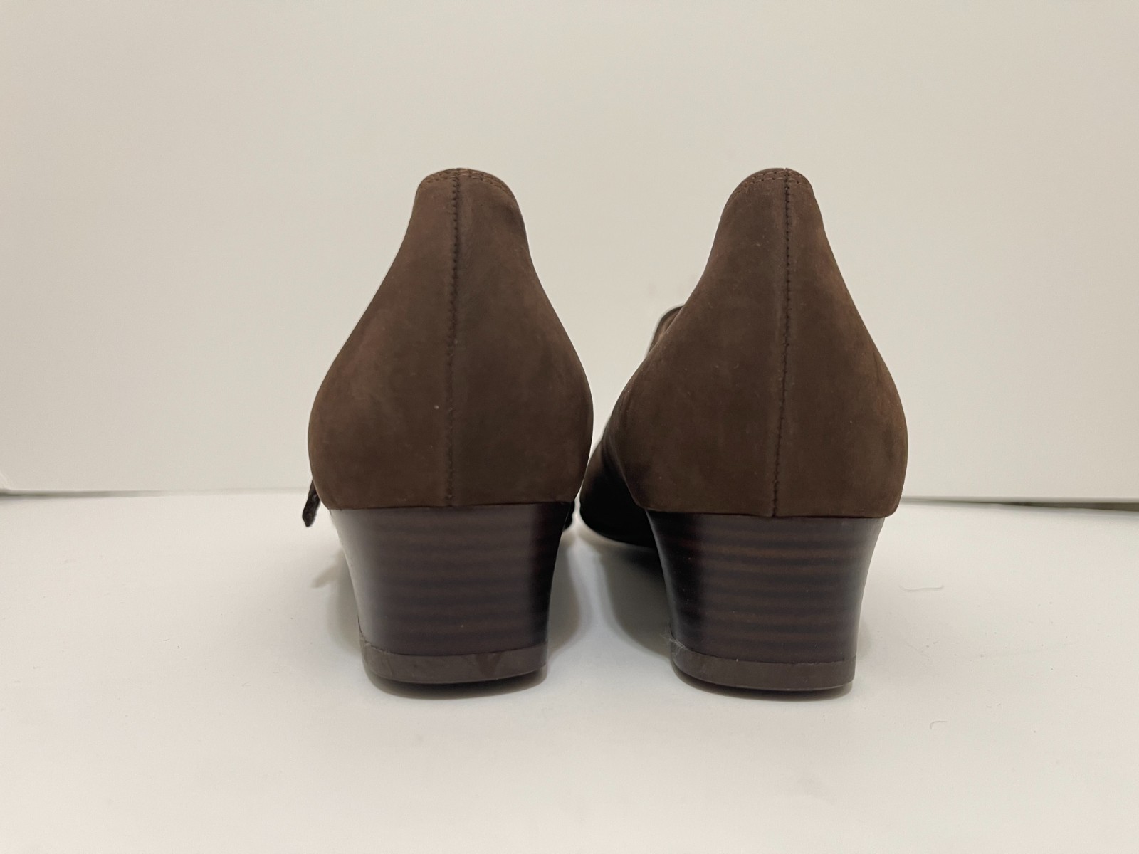 NWOB NEW Theresia Gaby Mary Jane Brown Suede German comfort shoes 5.5G US 7