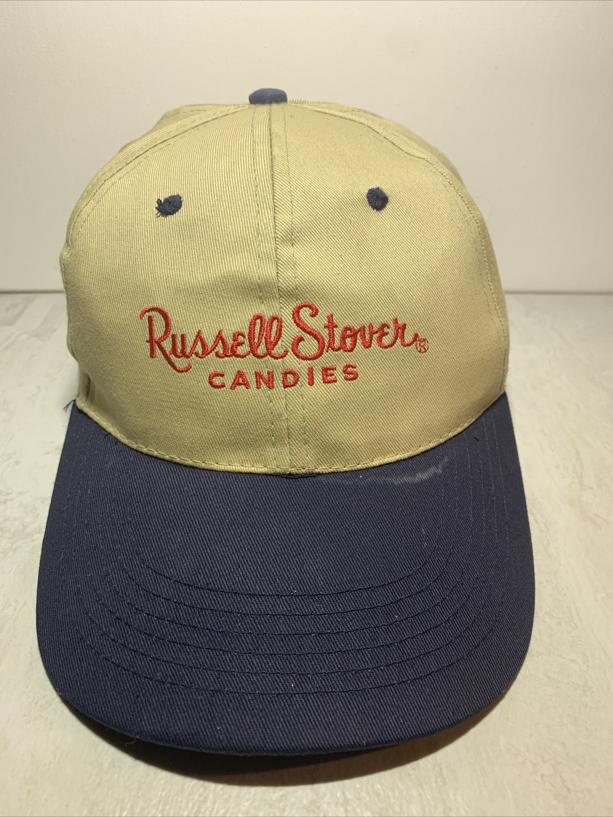 Russell Stover Candies 2 Tone Strapback Hat. OSFM