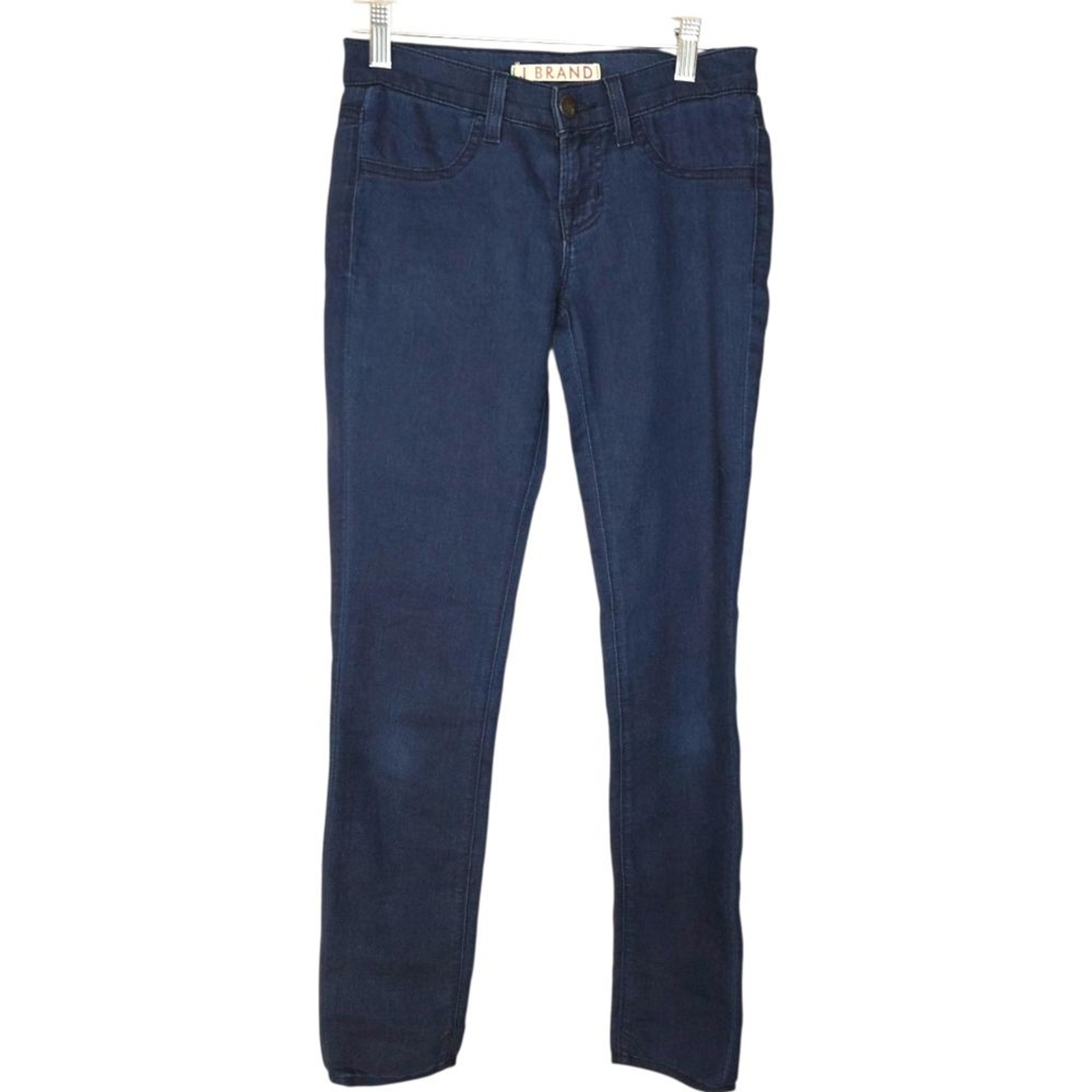 J Brand Dark Blue Skinny Jeans Size 24 Designer Denim Premium Quality Goth