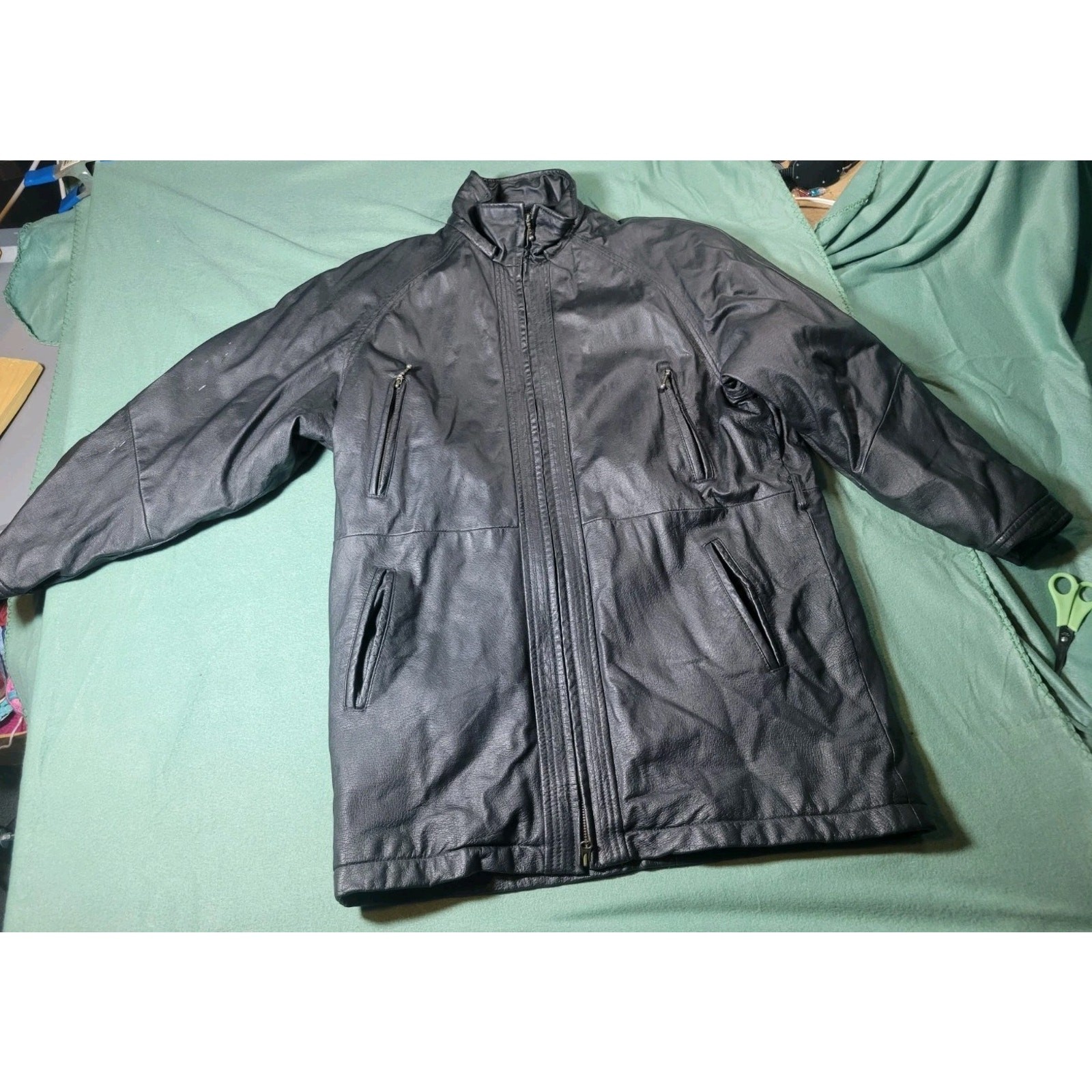Women’s Wilsons Black Leather Jacket Size L