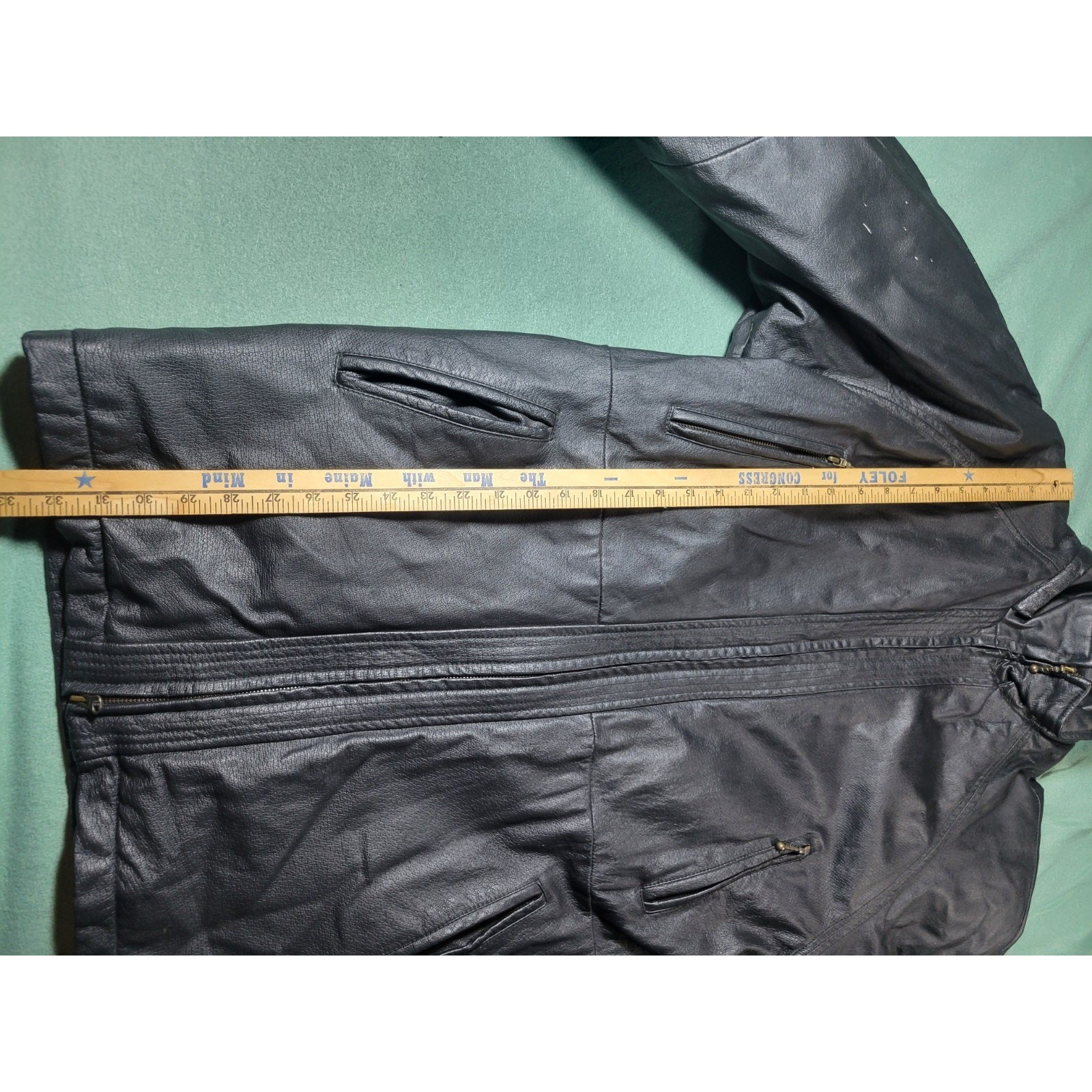 Women’s Wilsons Black Leather Jacket Size L